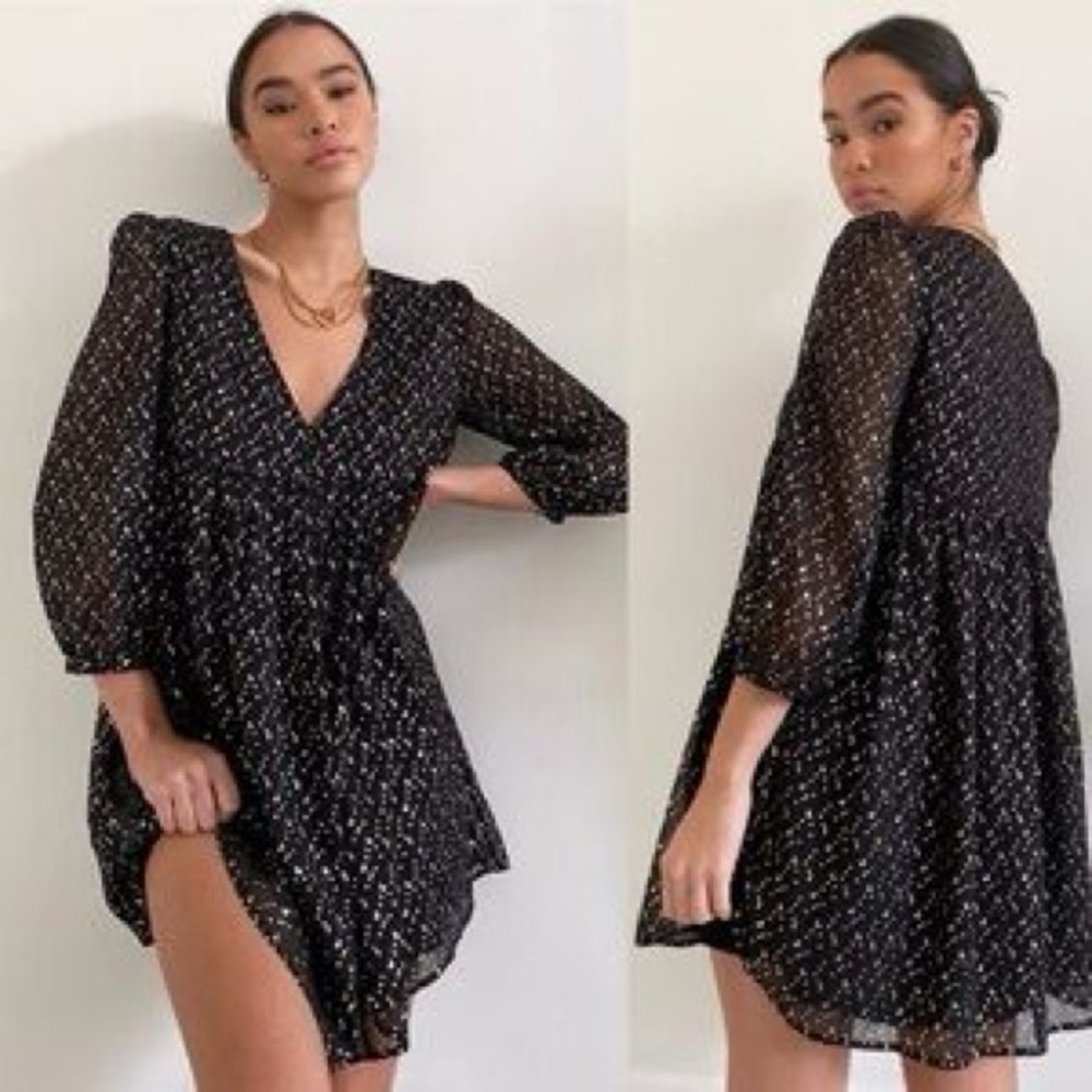 Sunday Best Elegant Black and gold Dress